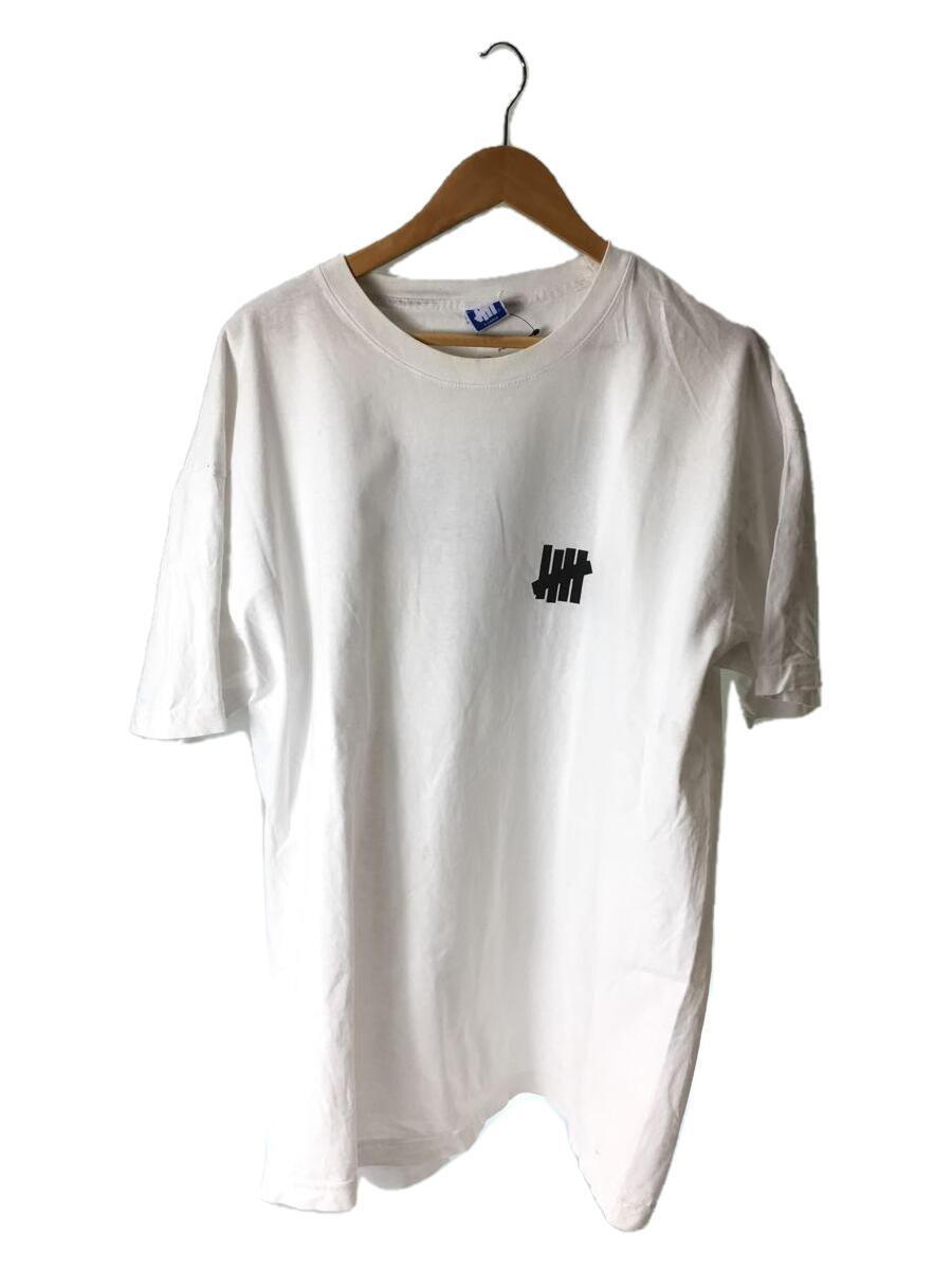 UNDEFEATED◆Tシャツ/XL/コットン/WHT/203077001014_画像1