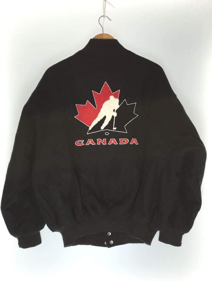 BULLETIN/1995 SPENGLER CUP/MAED IN CANADA/スタジャン/XL/ウール/BLK_画像2