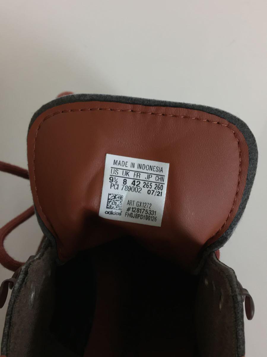 adidas◆SS BOOTS_SS ブーツ/26.5cm/BRW/PVC_画像6