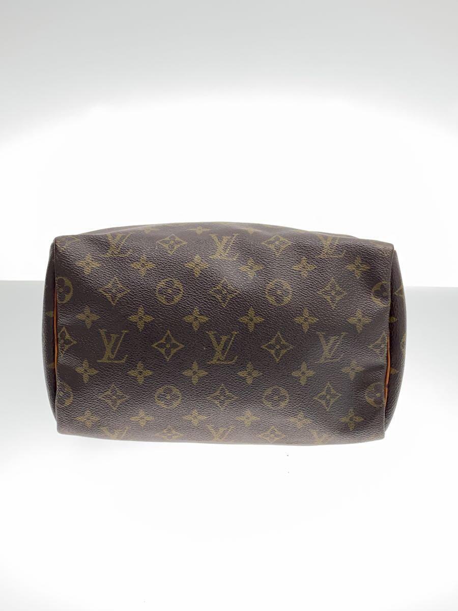 LOUIS VUITTON◆スピーディ・バンドリエール25_モノグラム・キャンバス_BRW/M40390/PVC/BRW_画像4