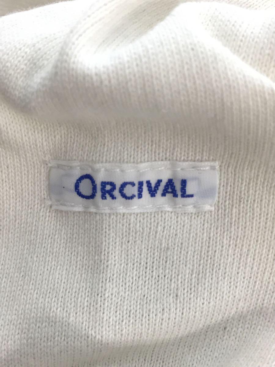 ORCIVAL◆長袖Tシャツ/M位/コットン/WHT/ホワイト/無地/_画像3