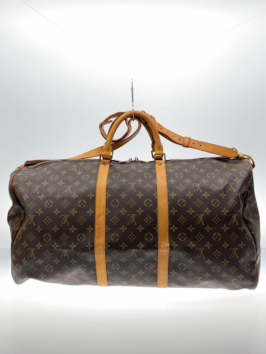 LOUIS VUITTON◆キーポル・バンドリエール45_モノグラム・キャンバス_BRW/PVC/BRW_画像3