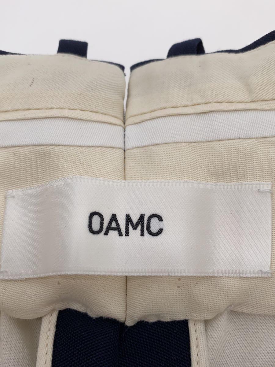 OAMC(OVER ALL MASTER CLOTH)◆20SS センタープリーツシームパンツ/スラックスパンツ/44/ウール/ネイビー_画像4