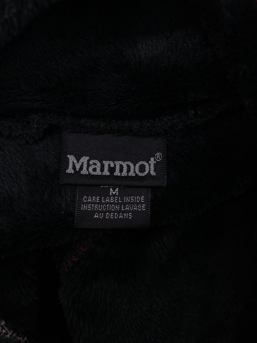 Marmot◆フリースジャケット/M/ポリエステル/BLK/MOF-F2356_画像3
