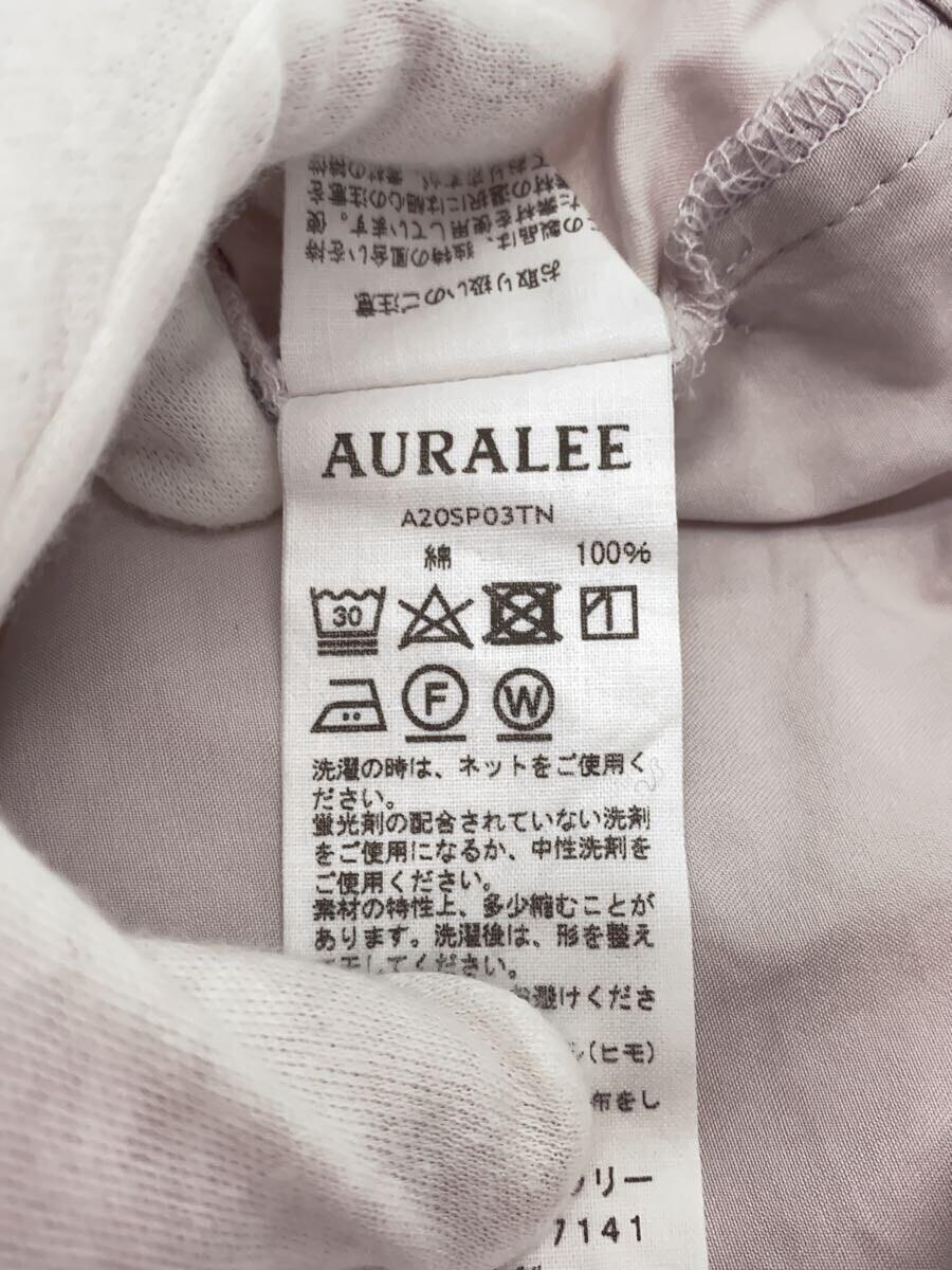 AURALEE◆20SS/WASHED FINX TWILL EASY WIDE PANTS/3/コットン/ピンク/A20SP03TN_画像5