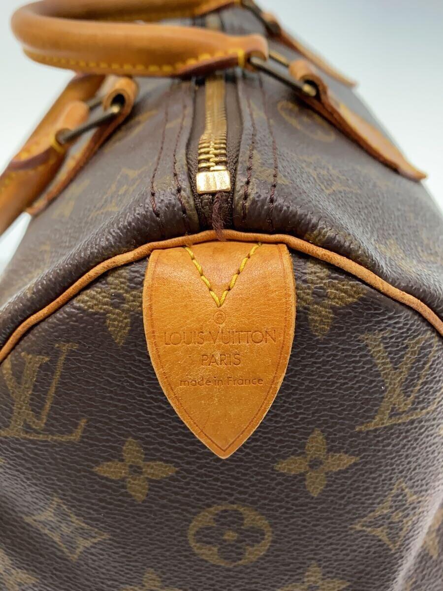 LOUIS VUITTON◆ быстрый  30_ монограмма  *  ...  автобус _BRW/PVC/M41526/ липкость  / молния ... повреждение 