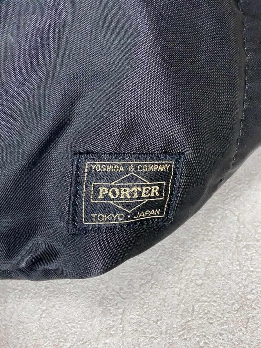 PORTER◆タンカー/ウエストバッグ/PVC/BLK/無地_画像5