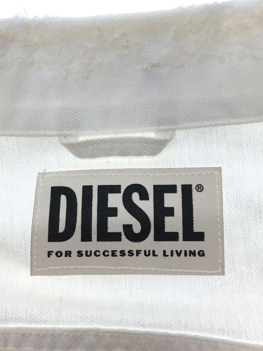 DIESEL◆D-BRAY/USED加工/クラッシュダメージ加工/Gジャン/XS/デニム/WHT_画像3