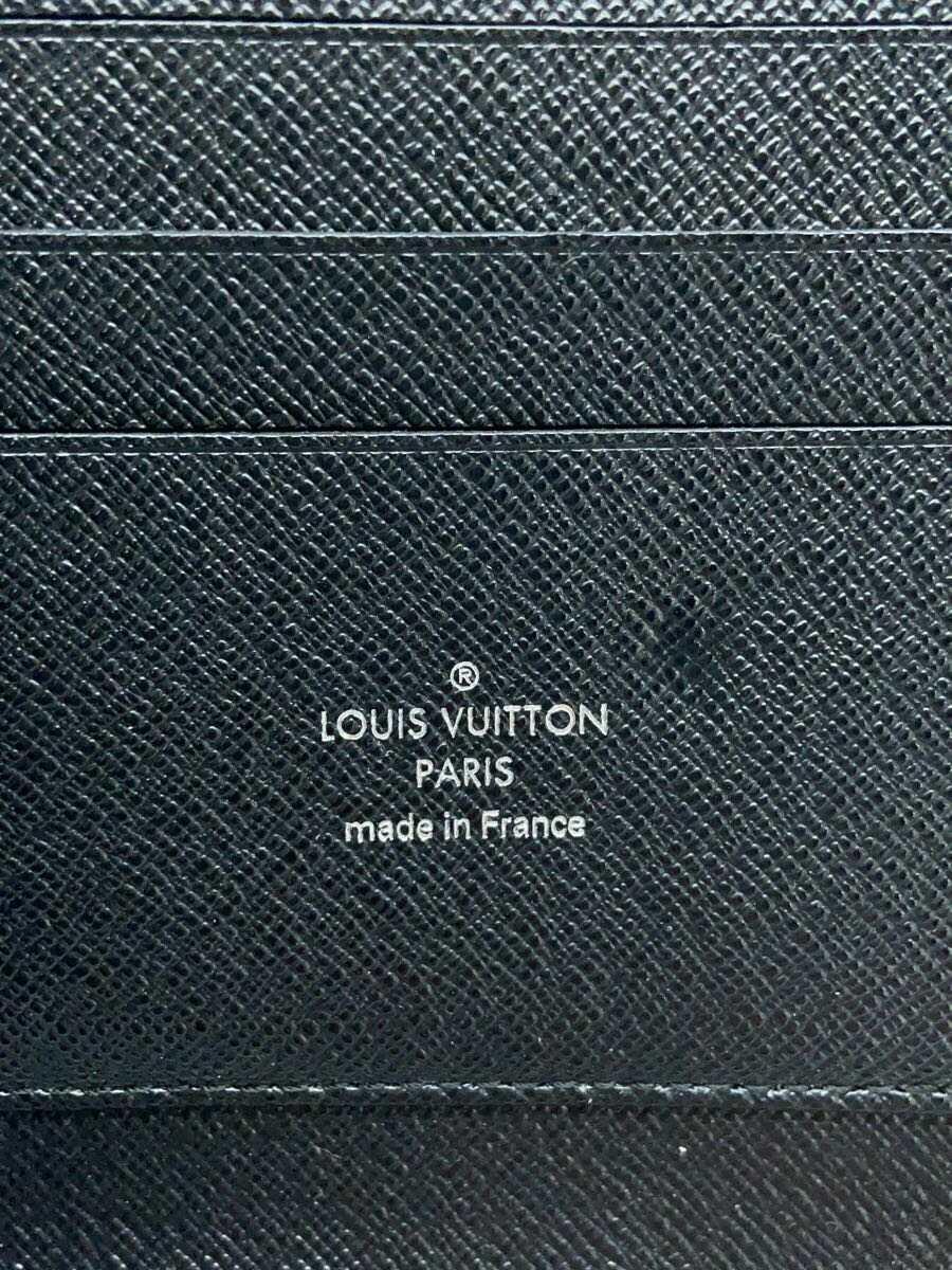 LOUIS VUITTON◆アトール_ダミエ・グラフィット_BLK/PVC/BLK_画像5