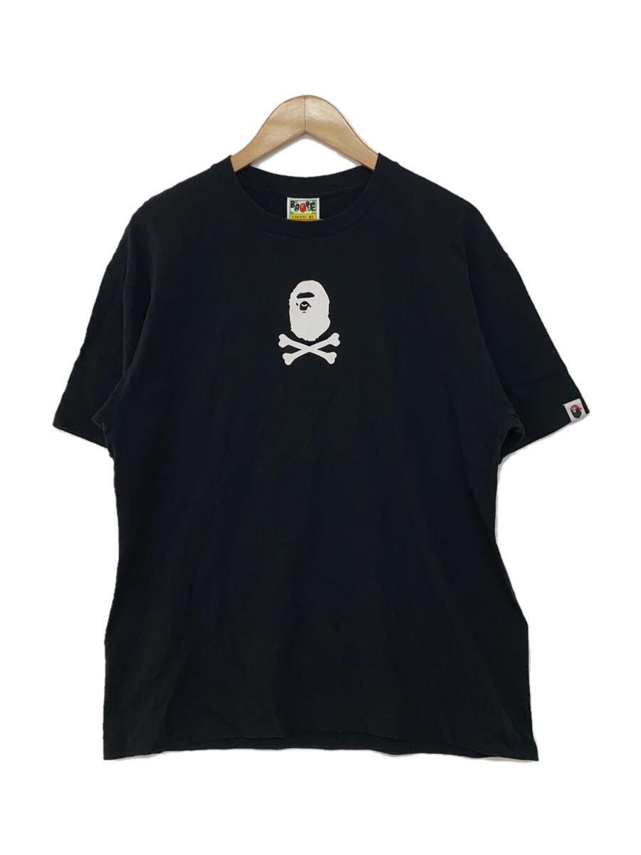 A BATHING APE◆Tシャツ/XL/コットン/BLK_画像1