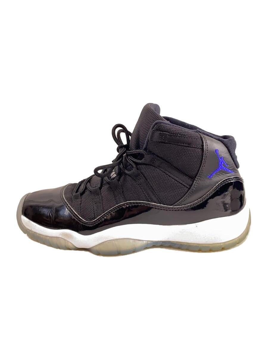 NIKE◆AIR JORDAN 11 RETRO BG/エアジョーダンレトロ/ブラック/378038-003/24cm/BL_画像1