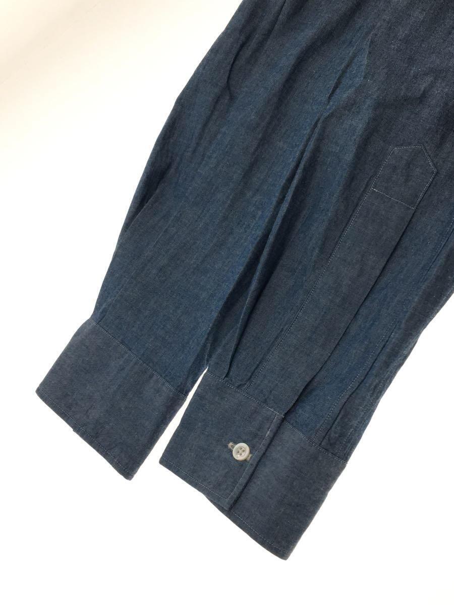 HEUGN◆長袖シャツ/2/コットン/IDG/無地/shirt 023/Chambray Rob_画像5