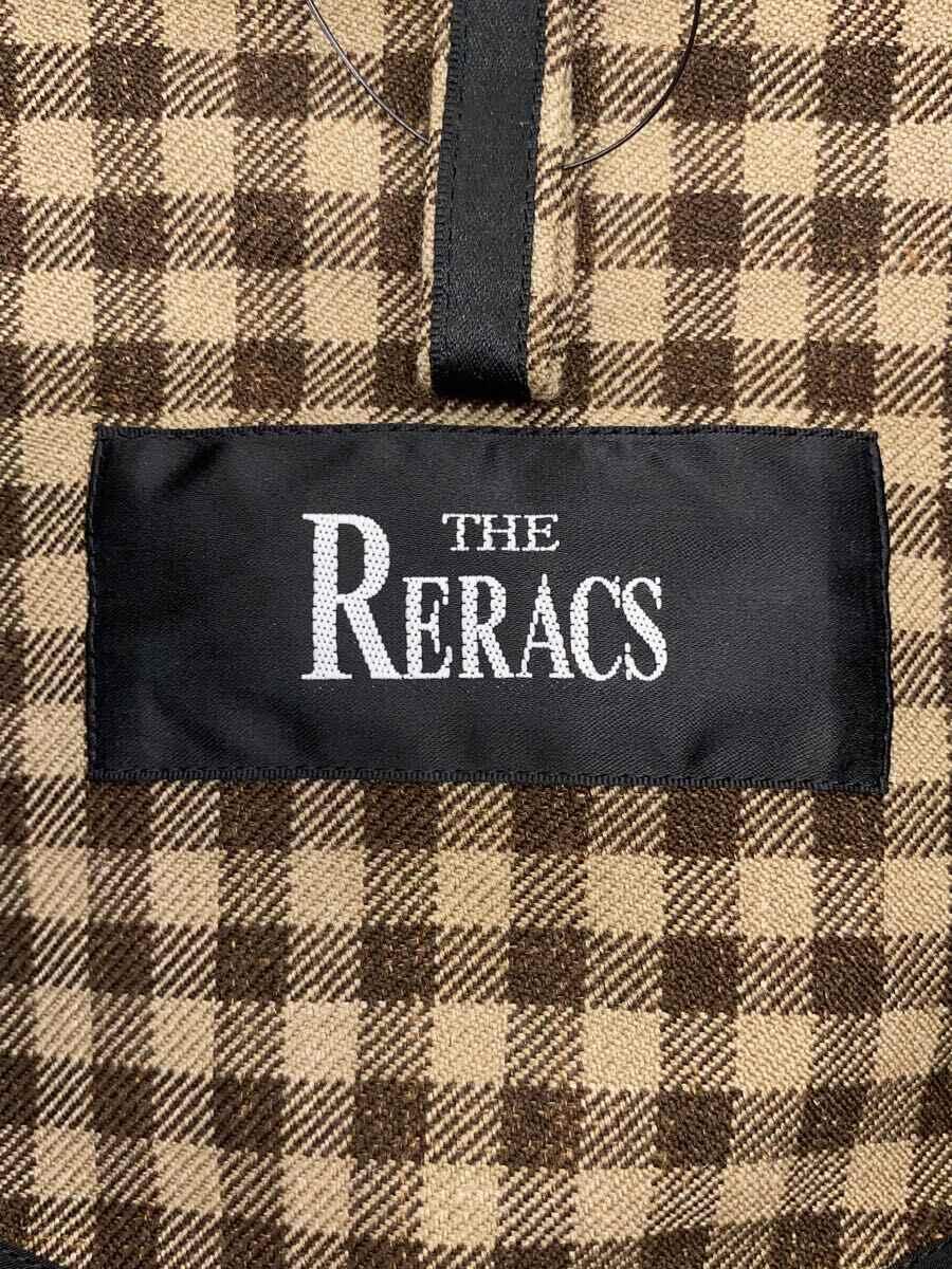 THE RERACS◆ジャケット/46/コットン/BRW/チェック/20SS-REJK-097L_画像3