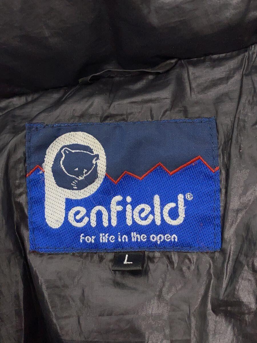 Penfield◆ダウンジャケット/L/ポリエステル/BLK/10216652_画像3