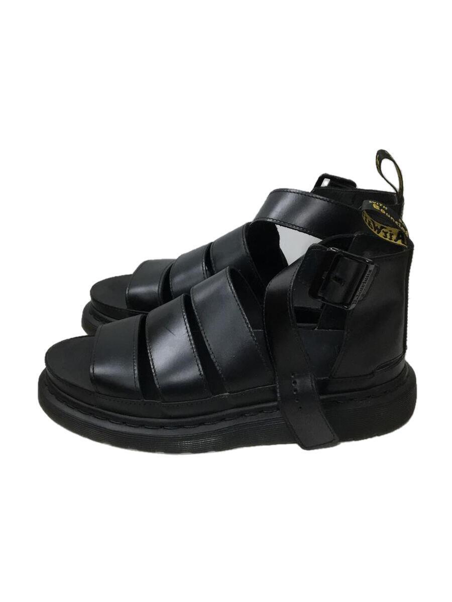 Dr.Martens◆サンダル/UK7/BLK/24477001_画像1