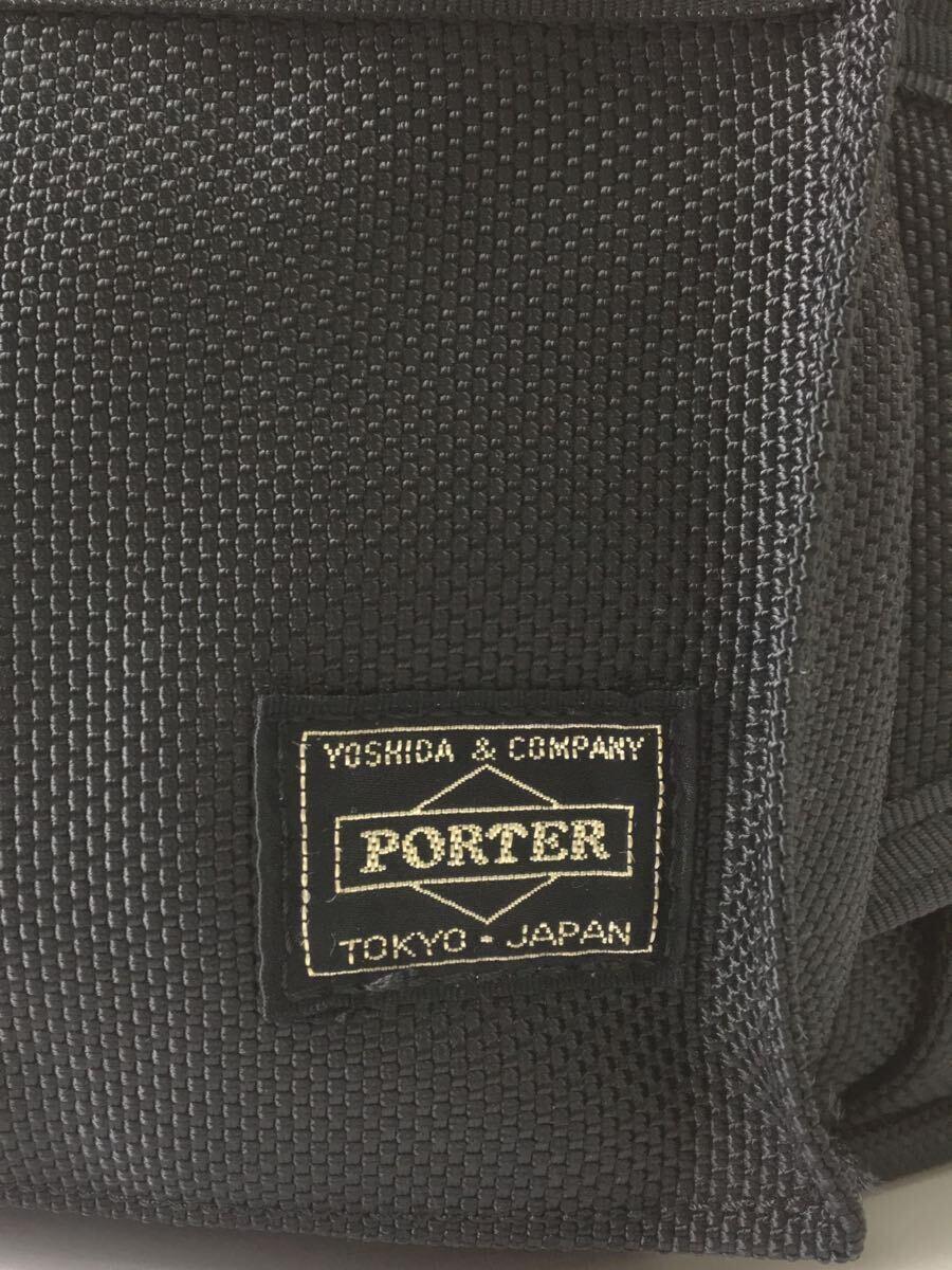 PORTER◆ウエストバッグ/-/BLK_画像5