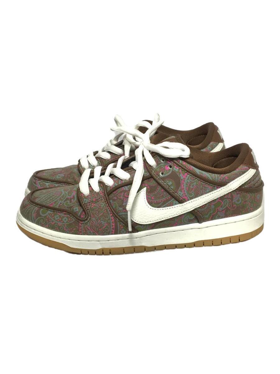 NIKE◆DUNK LOW_ダンク ロー/27cm/BRW/キャンバス_画像1