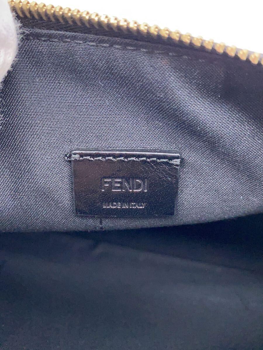 FENDI◆セカンドバッグ/ハンドバック/-/BLK/ブラック/クロ/無地/7N0078_画像5