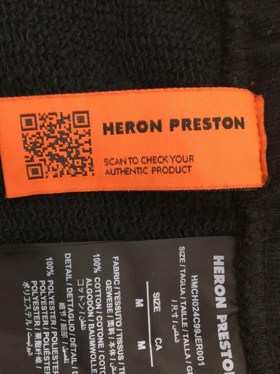 HERON PRESTON◆ボトム/M/コットン/BLK/HMCH024C99JER001_画像4