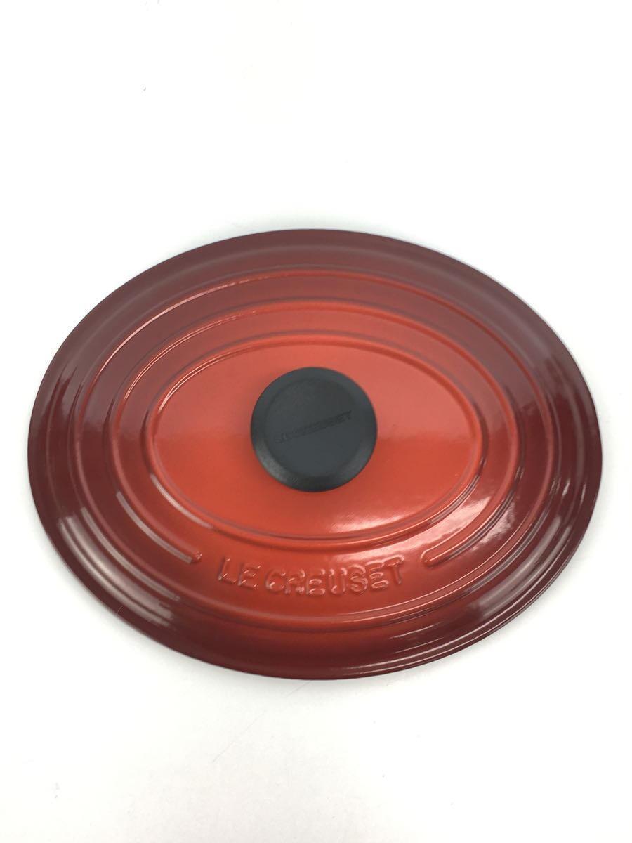 LE CREUSET◆鍋/容量:4L/ORN/ココット・オーバル/27cm/箱付き_画像5