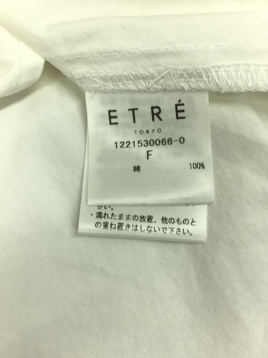 ETRE TOKYO◆シャツワンピース/FREE/コットン/WHT/1221530066-0_画像4