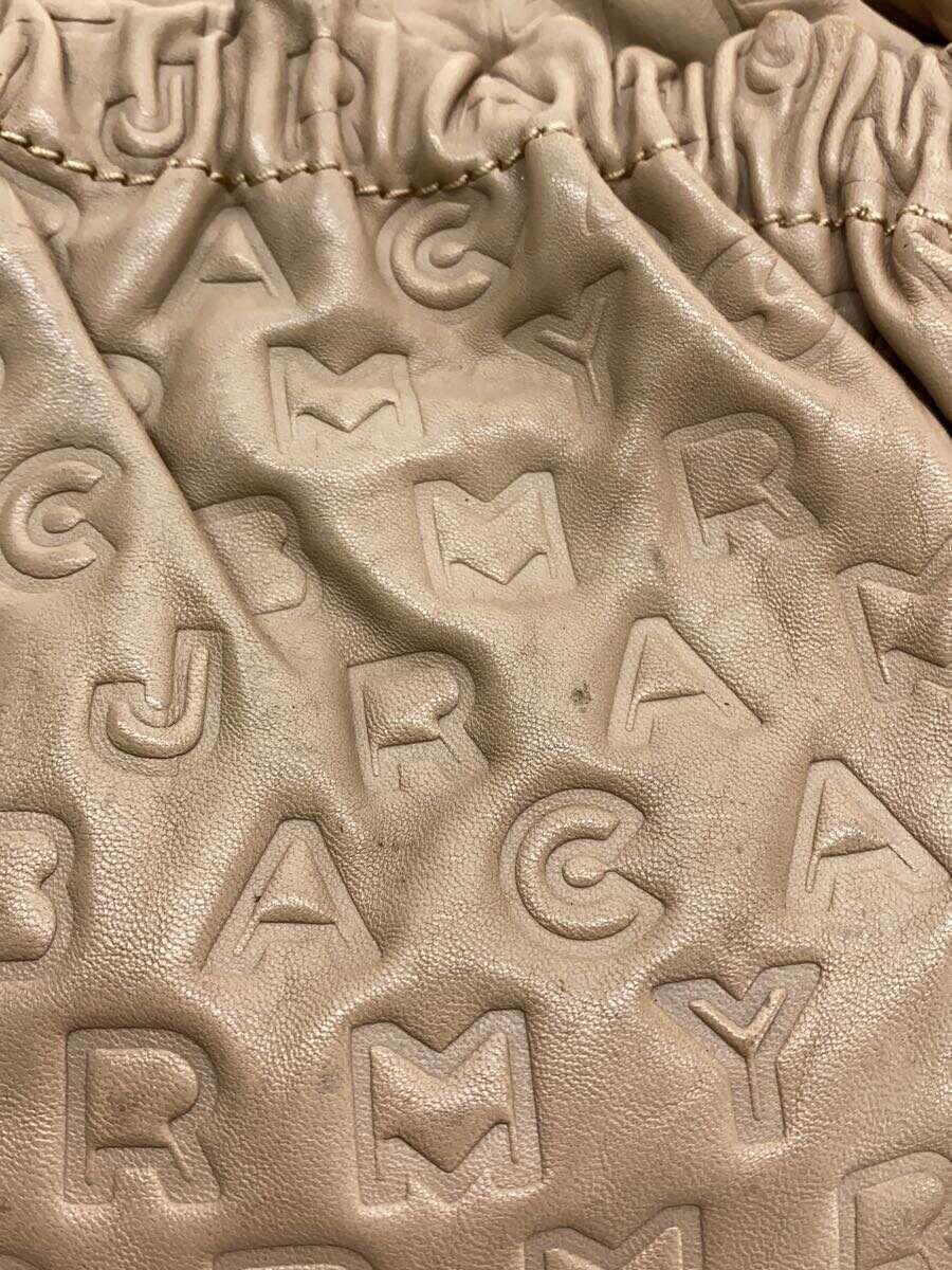 MARC BY MARC JACOBS◆バッグ/レザー/BEG_画像9