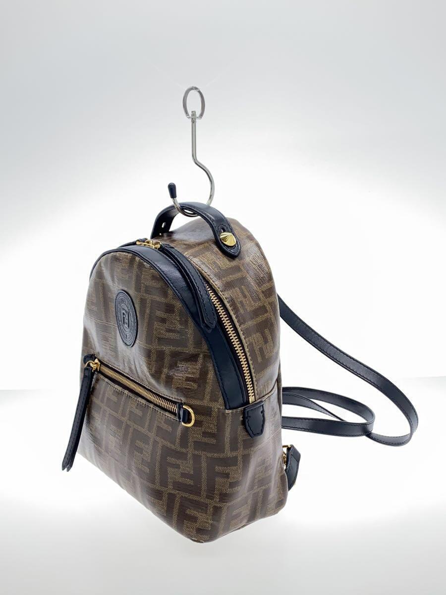 FENDI◇MINI BACKPACK/リュック/-/BRW/総柄/8BZ038 A5K4 F14TU FENDI◇MINI BACKPACK/リュック/-/BRW/総柄/8BZ038 A5K4 F14TU