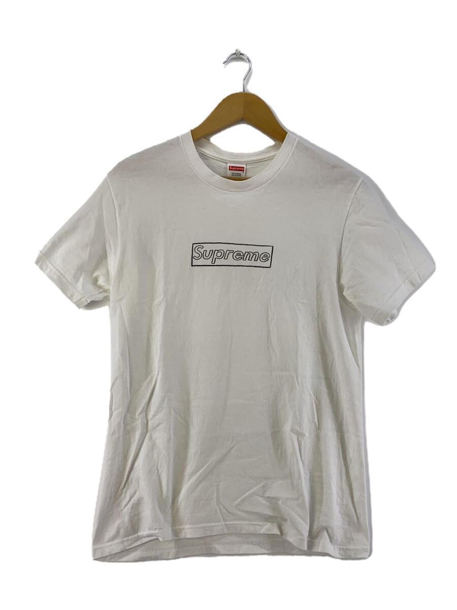 Supreme◆21ss/KAWS Chalk Logo Tee/Tシャツ/S/コットン/ホワイト