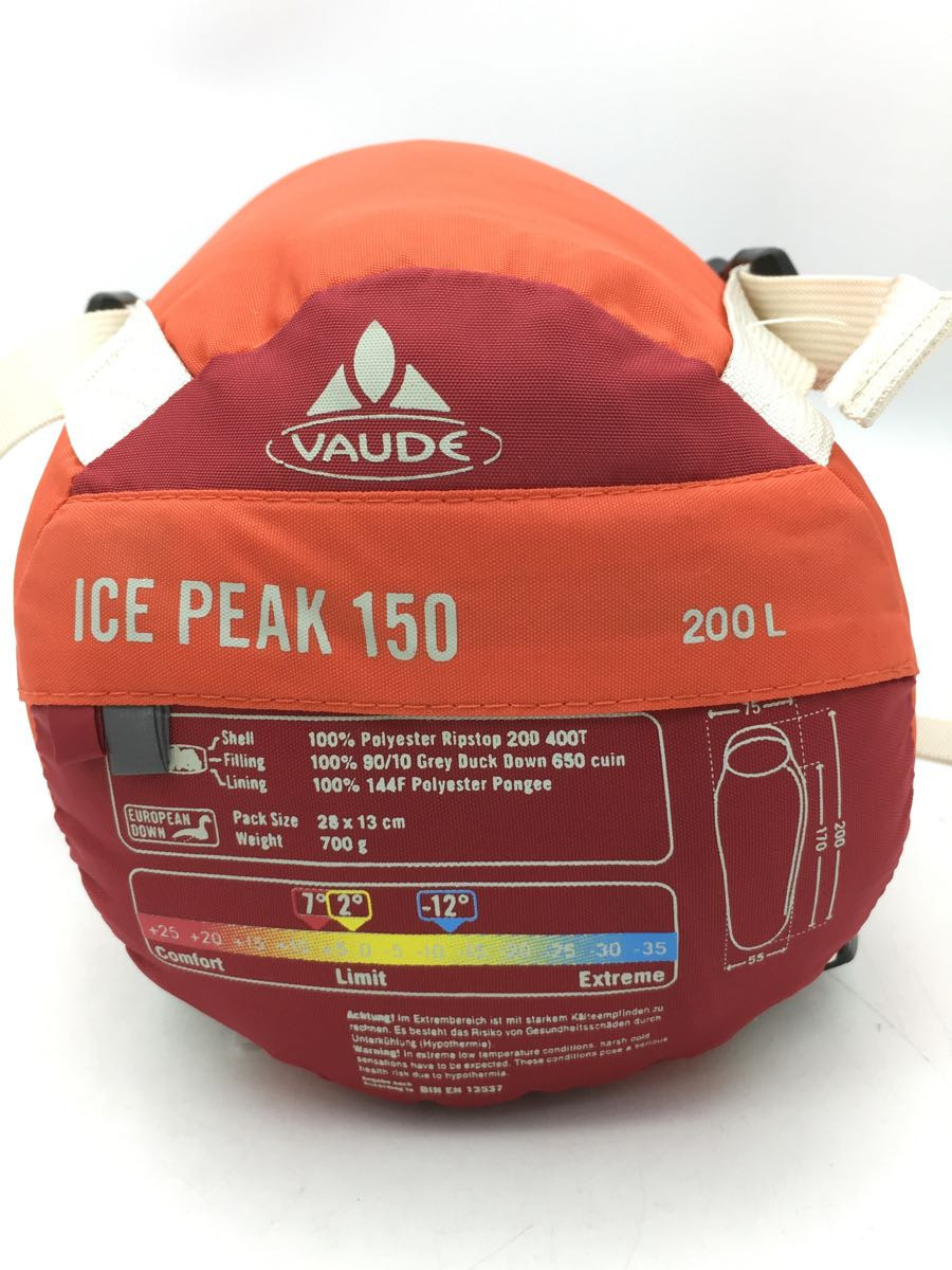 半額満載!スーパーSALE グランドセール! VAUDE◇ファウデ/ダウンシュラフ/ICEPEAK150/レッド その他
