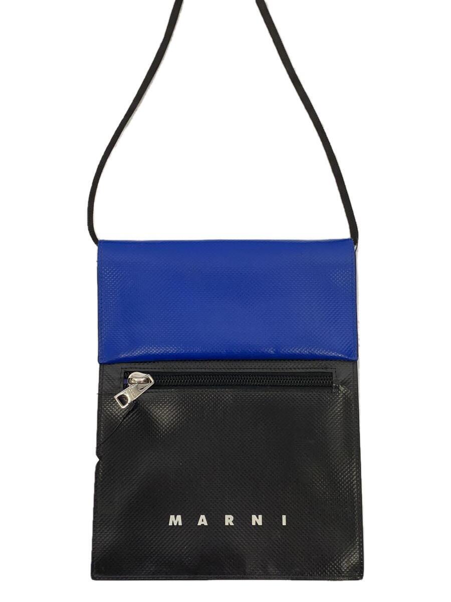 MARNI◆ショルダーバッグ/-/BLU/SBMQ0036A0/使用感有_画像1