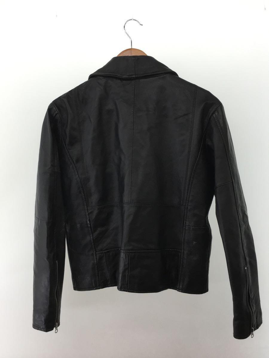 LHP/ double rider's jacket /S/ sheep leather /BLK/ plain /LH-123-15-004