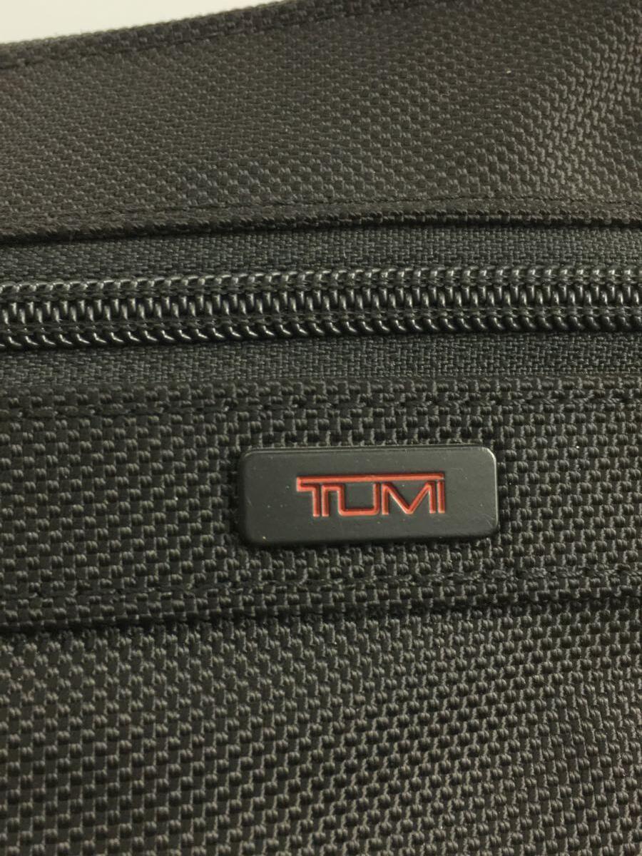 TUMI◇ショルダーバッグ/ポリエステル/BLK/22805DH/トゥミ/斜め掛け