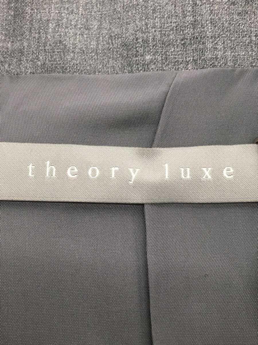 theory luxe◆テーラードジャケット/36/ウール/GRY/無地/03-9904133-030-036_画像3