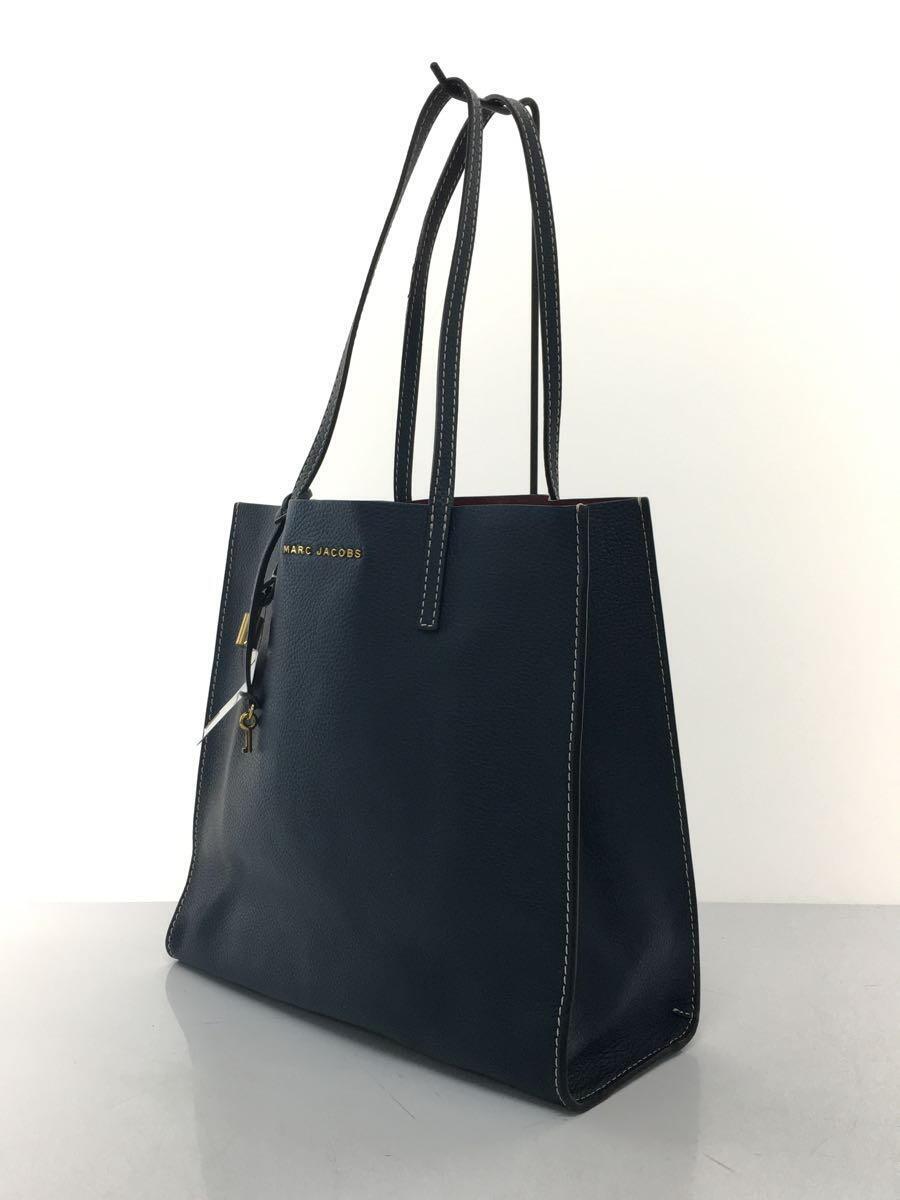 MARC JACOBS◆トートバッグ/レザー/NVY/M0012669_画像2