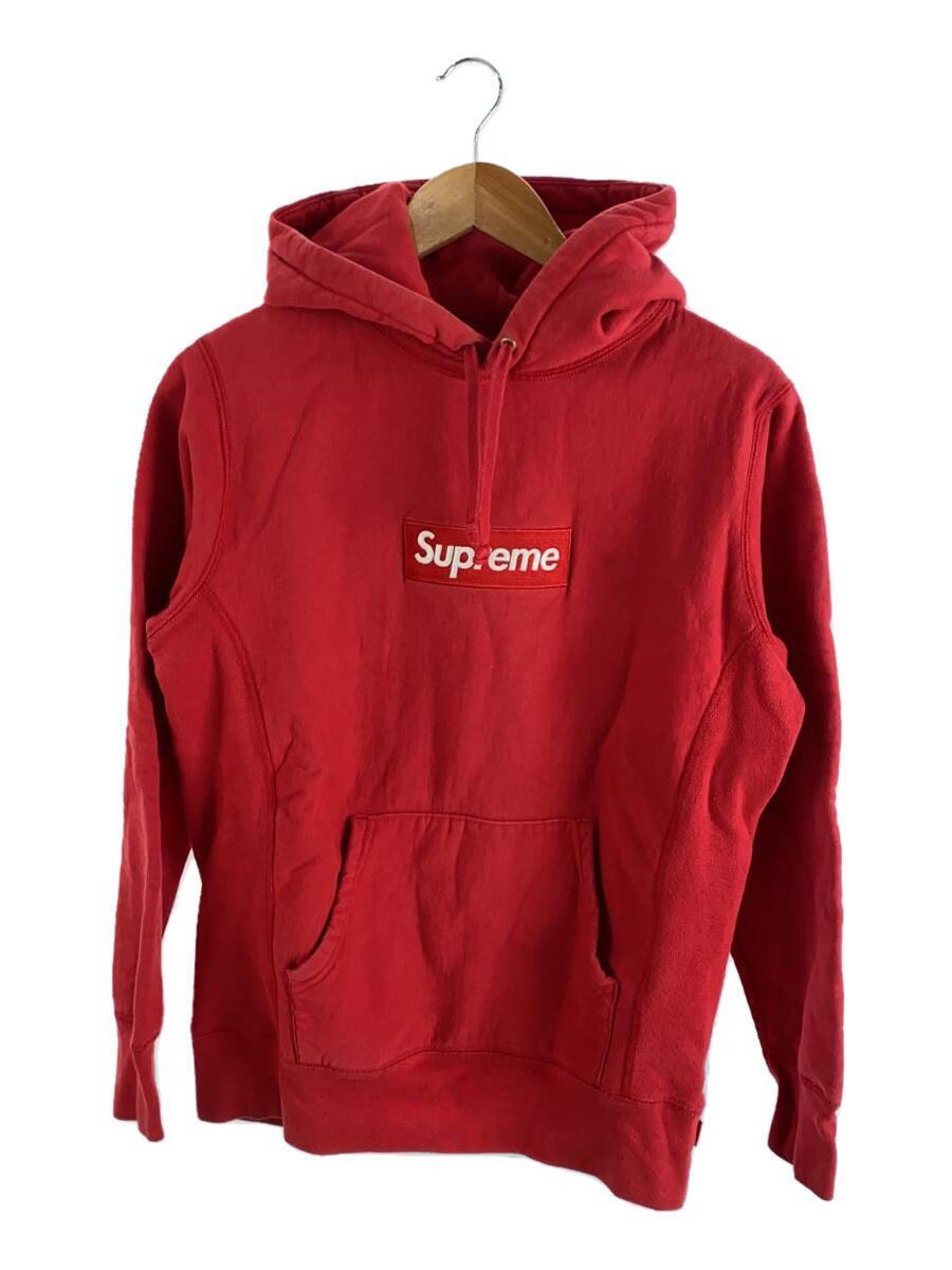 Supreme◆Box Logo Hooded Sweatshirt/S/コットン/RED