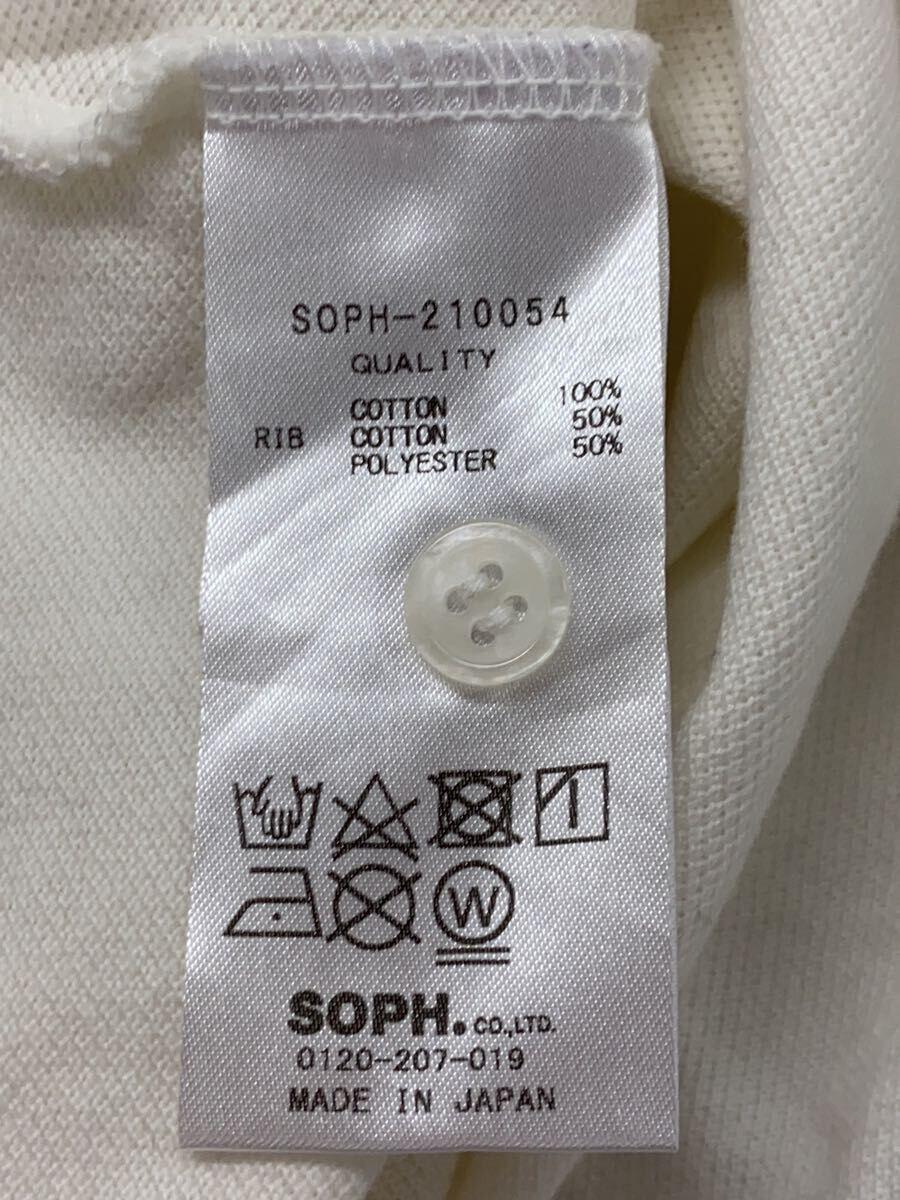 SOPHNET.◆SCORPION WIDE POLO/ポロシャツ/S/コットン/WHT/SOPH-210054_画像4