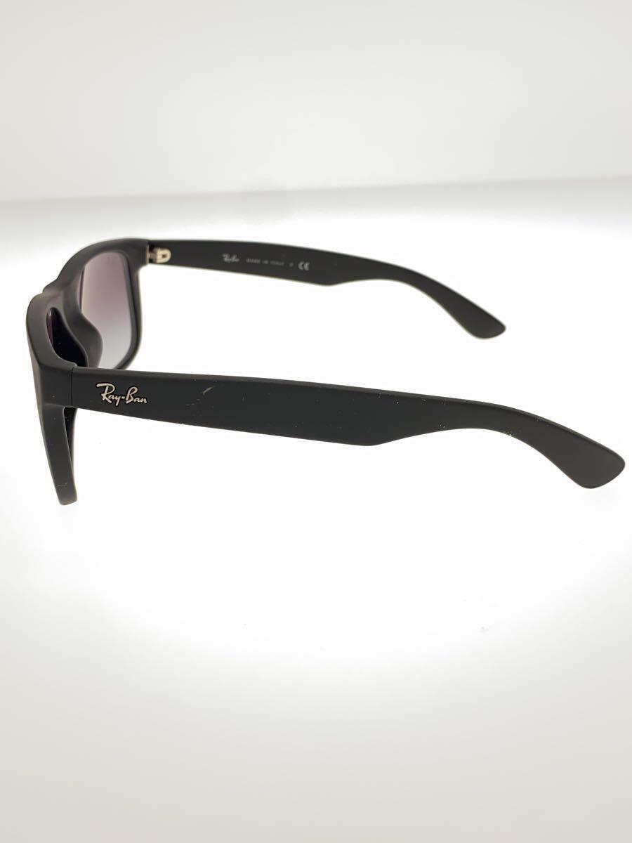 Ray-Ban◆サングラス/ウェリントン/BLK/BLK/メンズ/RB4165-F/54□17-140_画像3