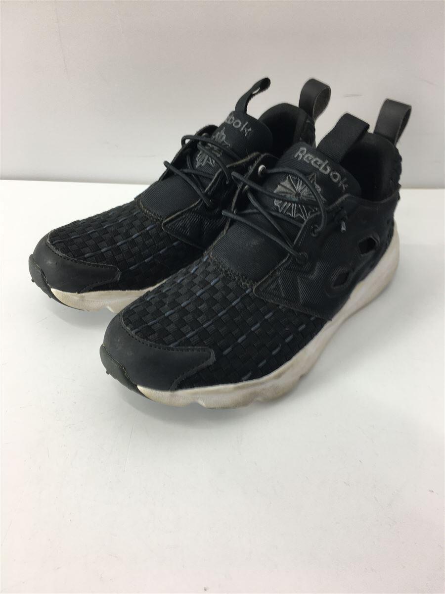 Reebok◆CLASSIC/FURYLITE NEW WOVEN/フューリーライトニューウーブン/23cm/BLK_画像1