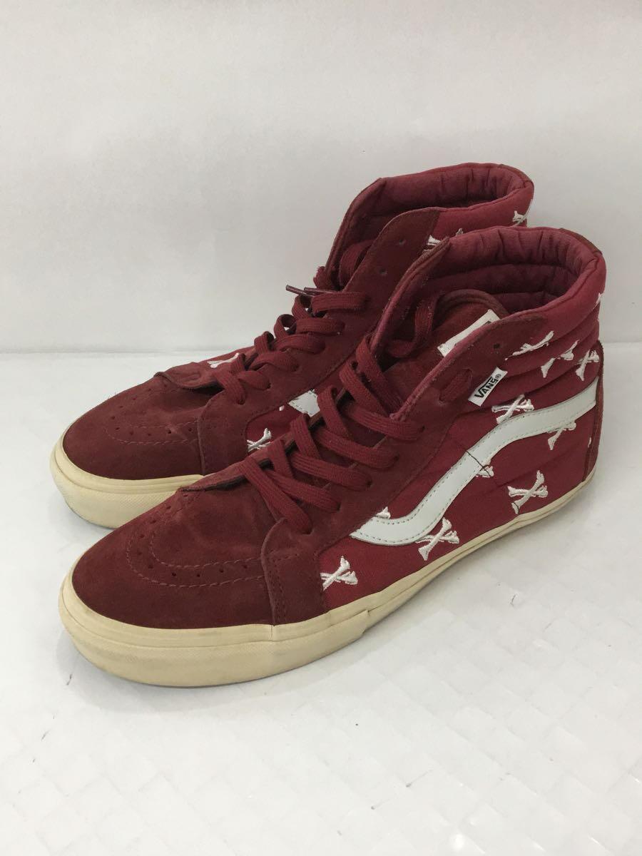 VANS◆SK8-Hi OG S/27.5cm/RED/キャンバス/VN-OPW75Z6_画像2