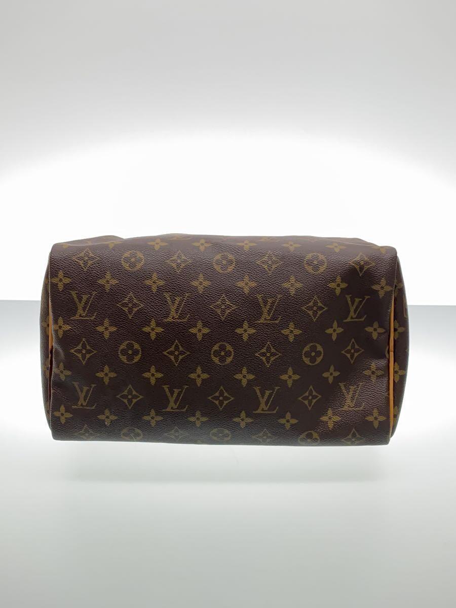 LOUIS VUITTON◆2)スピーディ30_モノグラム・キャンバス_BRW/PVC/BRW_画像4