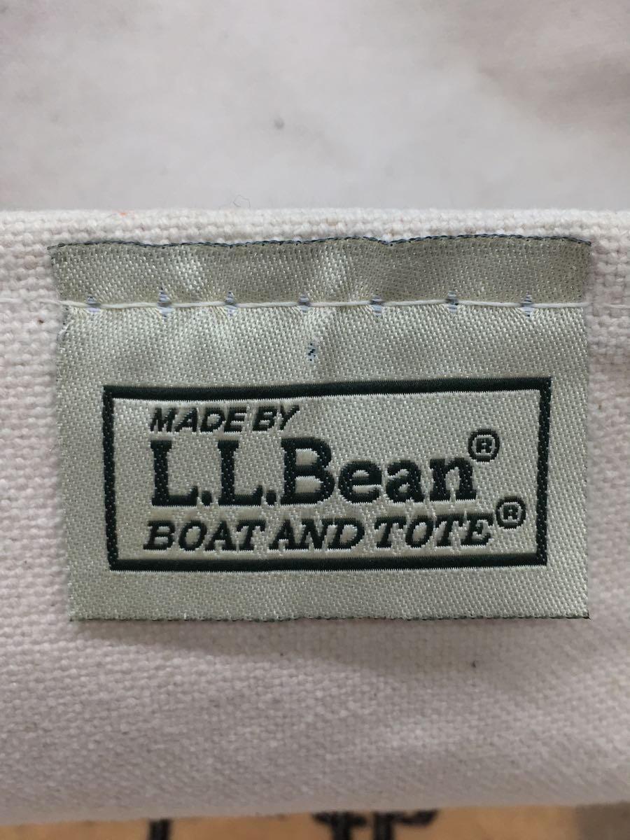 L.L.Bean◆トートバッグ/キャンバス/CRM/無地_画像5