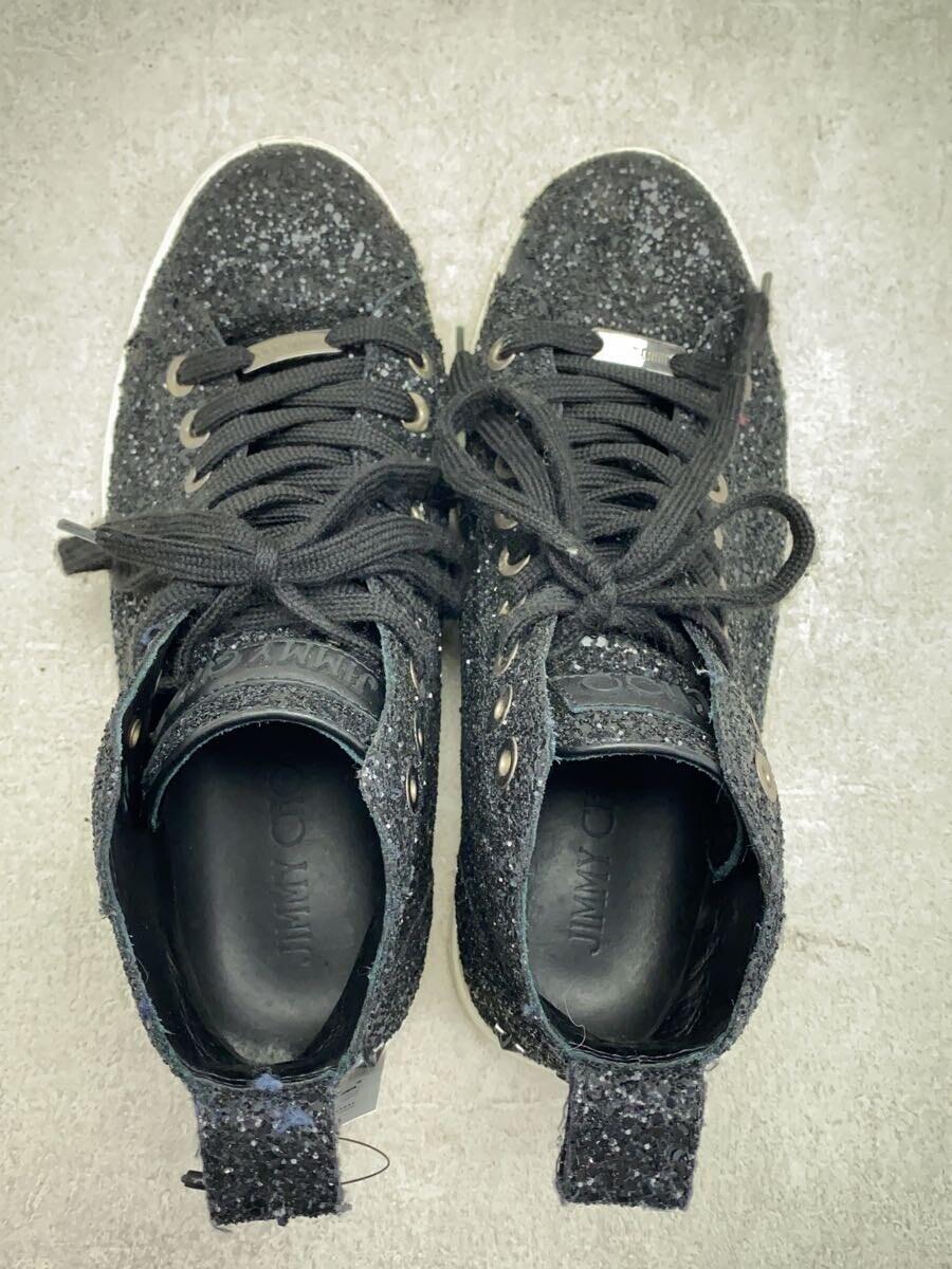 JIMMY CHOO◆ハイカットスニーカー/41/BLK_画像3