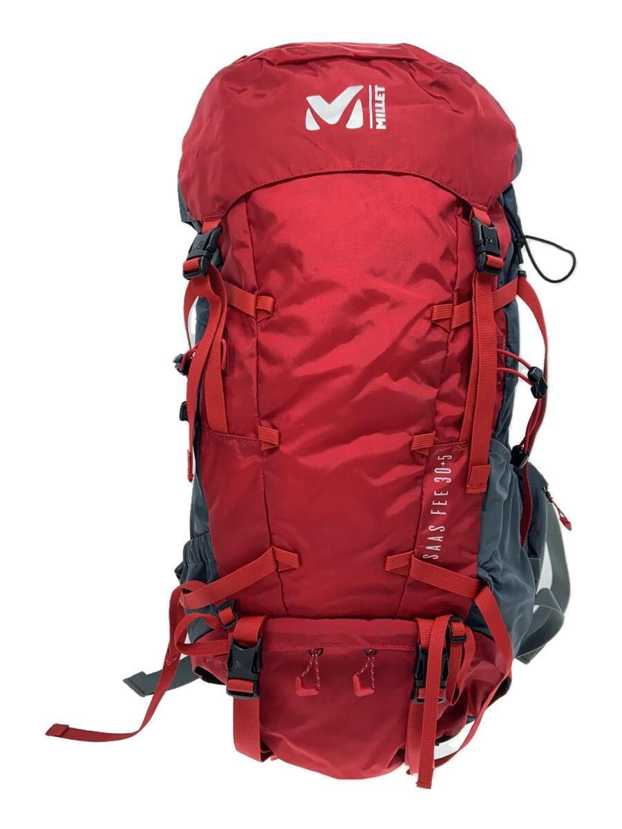 MILLET◆MILLET/リュック/RED/SAAS FEE 30+5_画像1