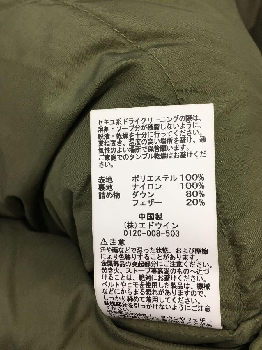 ALPHA INDUSTRIES◆ダウンジャケット/S/ポリエステル/KHK/TA1416-021/ECWCS_画像5