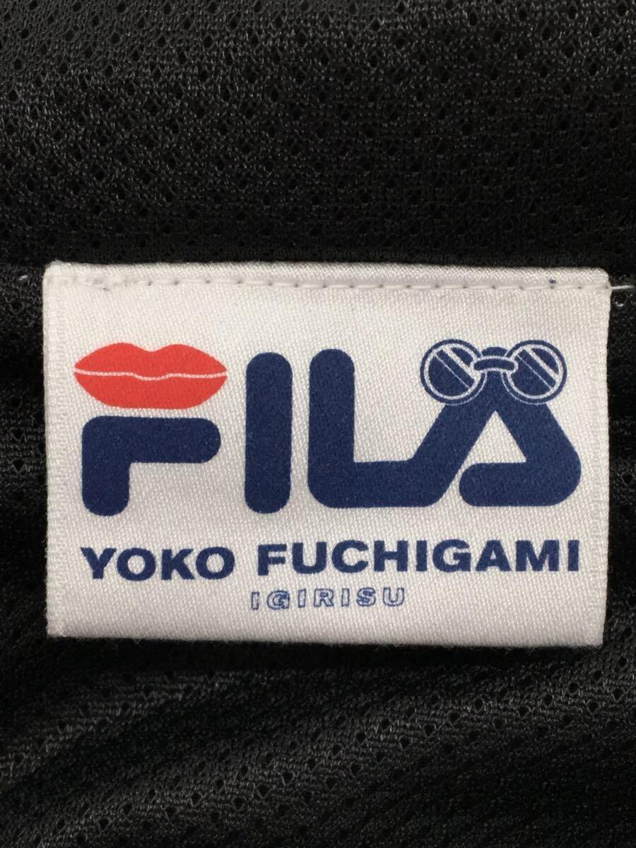 FILA◆×YOKO FUCHIGAMI/ナイロンジャケット/XL/ナイロン/ブラック/無地/FM9759_画像3