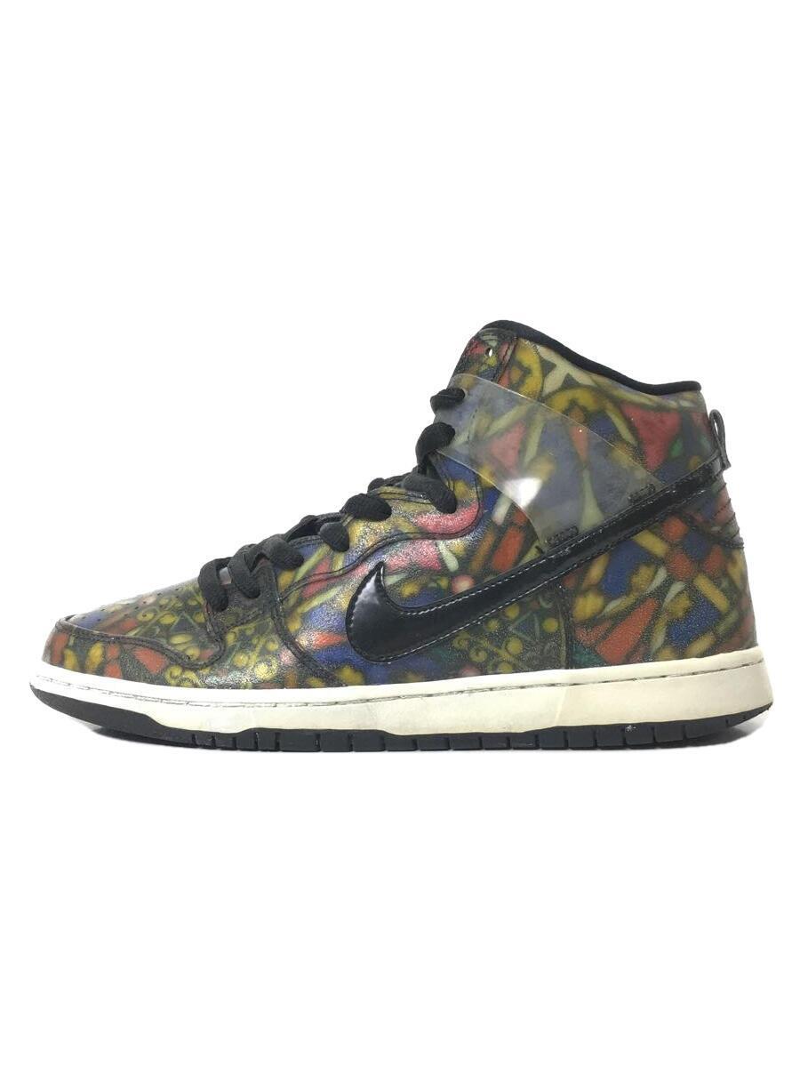 NIKE◆DUNK HIGH PREMIUM SB/ダンクハイプレミアム/マルチカラー/313171-606/28cm/マルチ_画像1