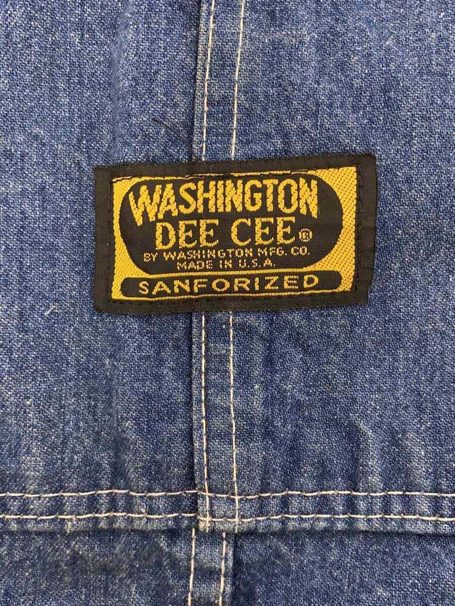 WASHINGTON DEE CEE◆オーバーオール/L/コットン/IDG/WPL 5493_画像4