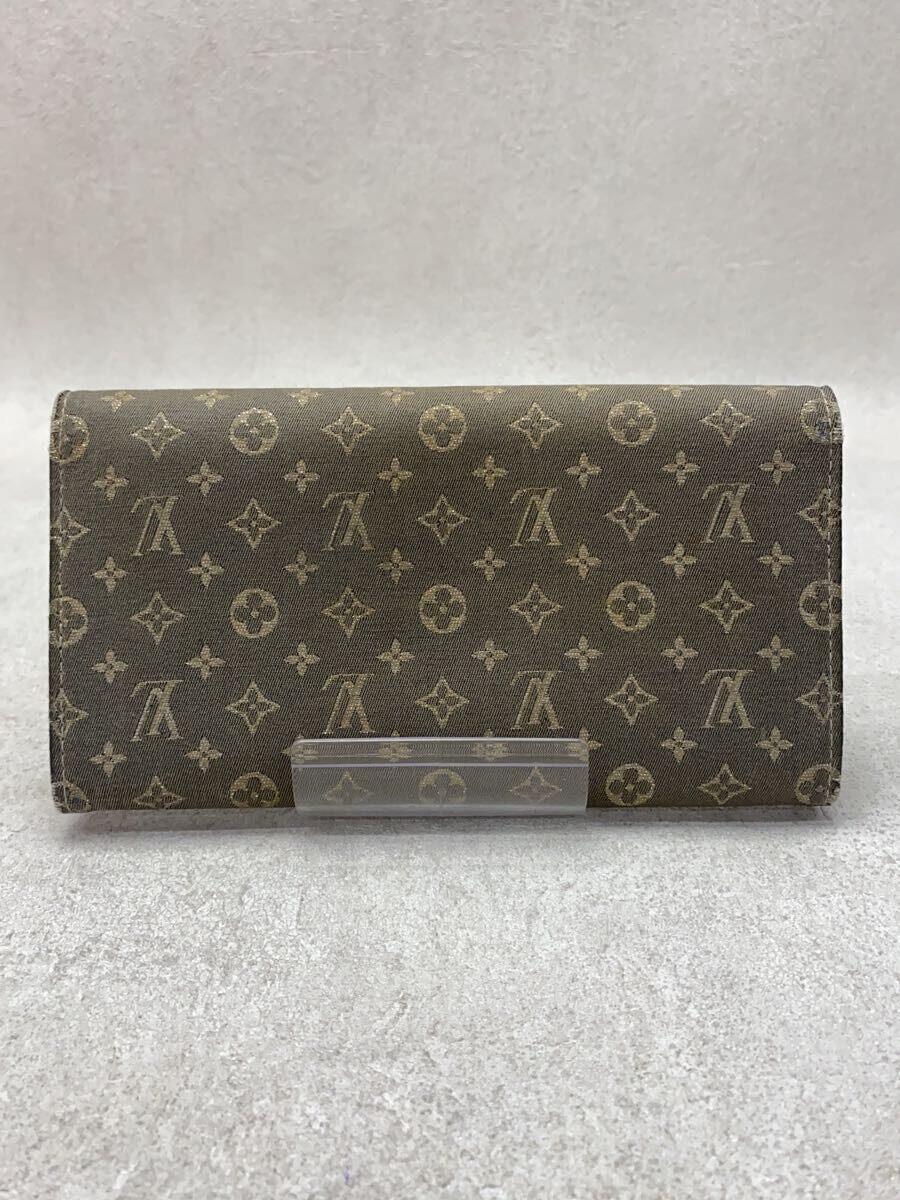 LOUIS VUITTON◆ポルト・フォイユ・サラ_モノグラム・ミニラン_IVO/キャンバス/BEG/レディース_画像2