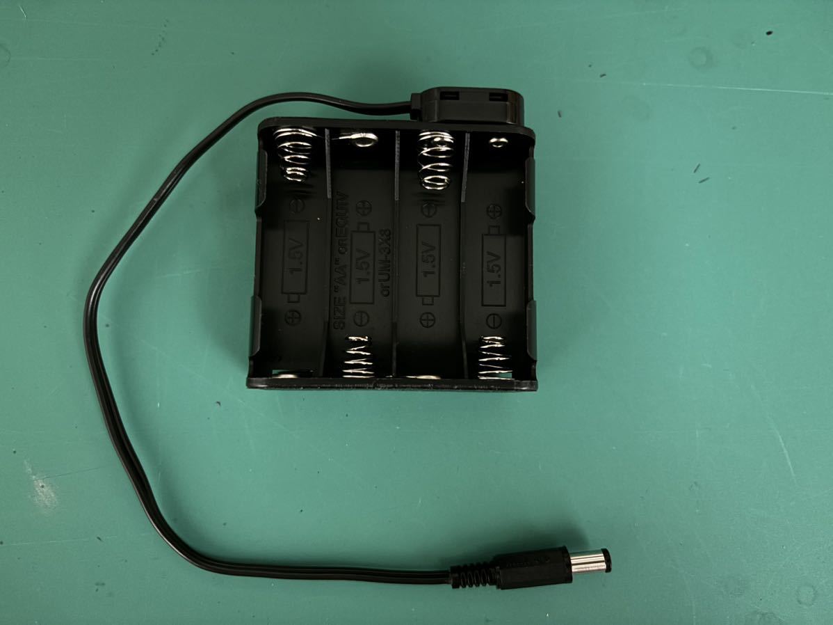 サイエンテックスSR-01用電池ボックス 外部電源 エネループ仕様　単3 8本仕様　市民ラジオ　EIAJ#4 極性統一 5.5x3.3 _画像1