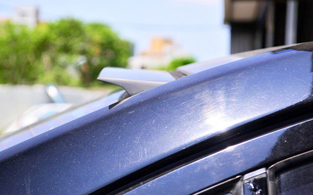 [即納] VRS リアルーフスポイラー素地 艶消黒 アウディ TT 8S 3代目 クーペ 2014-2020 汎用 PVC PUF ウイング スポイラーの画像2